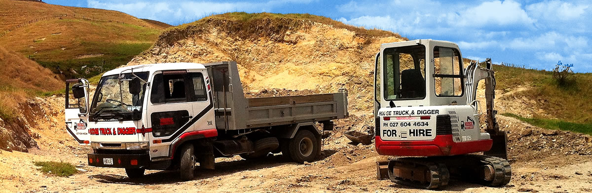 truck and digger hire whangarei